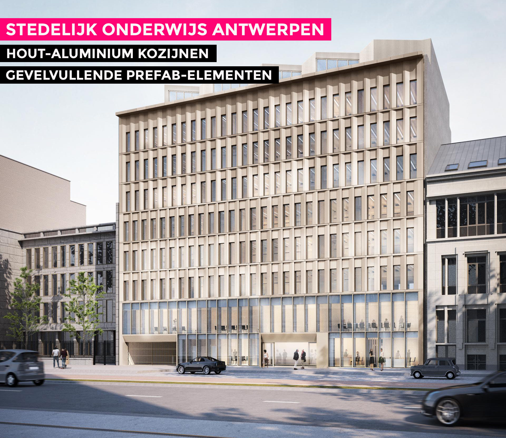Kantoorgebouw Stedelijk Onderwijs Antwerpen