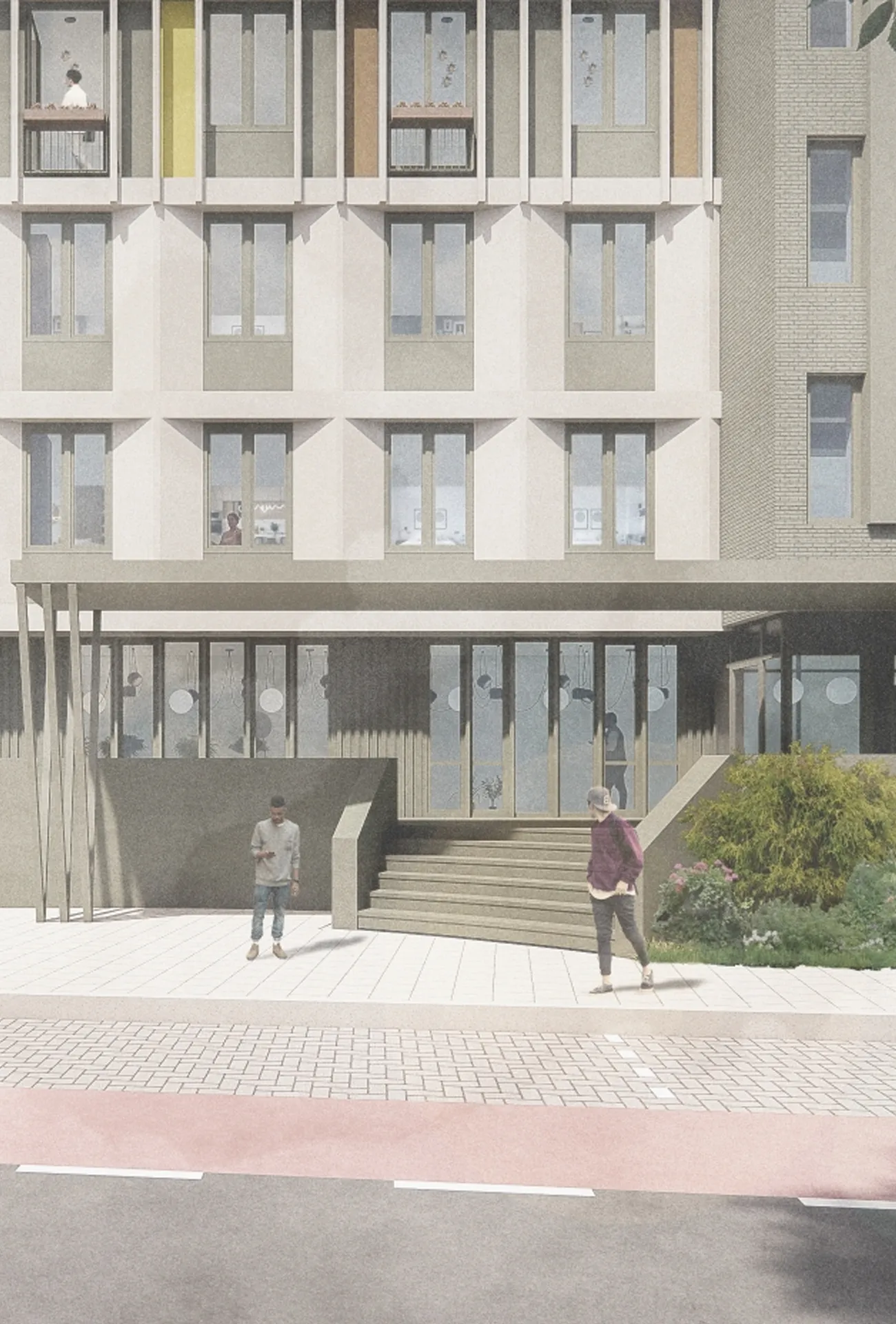 Artist Impression Adelbert van Scharnlaan Maastricht