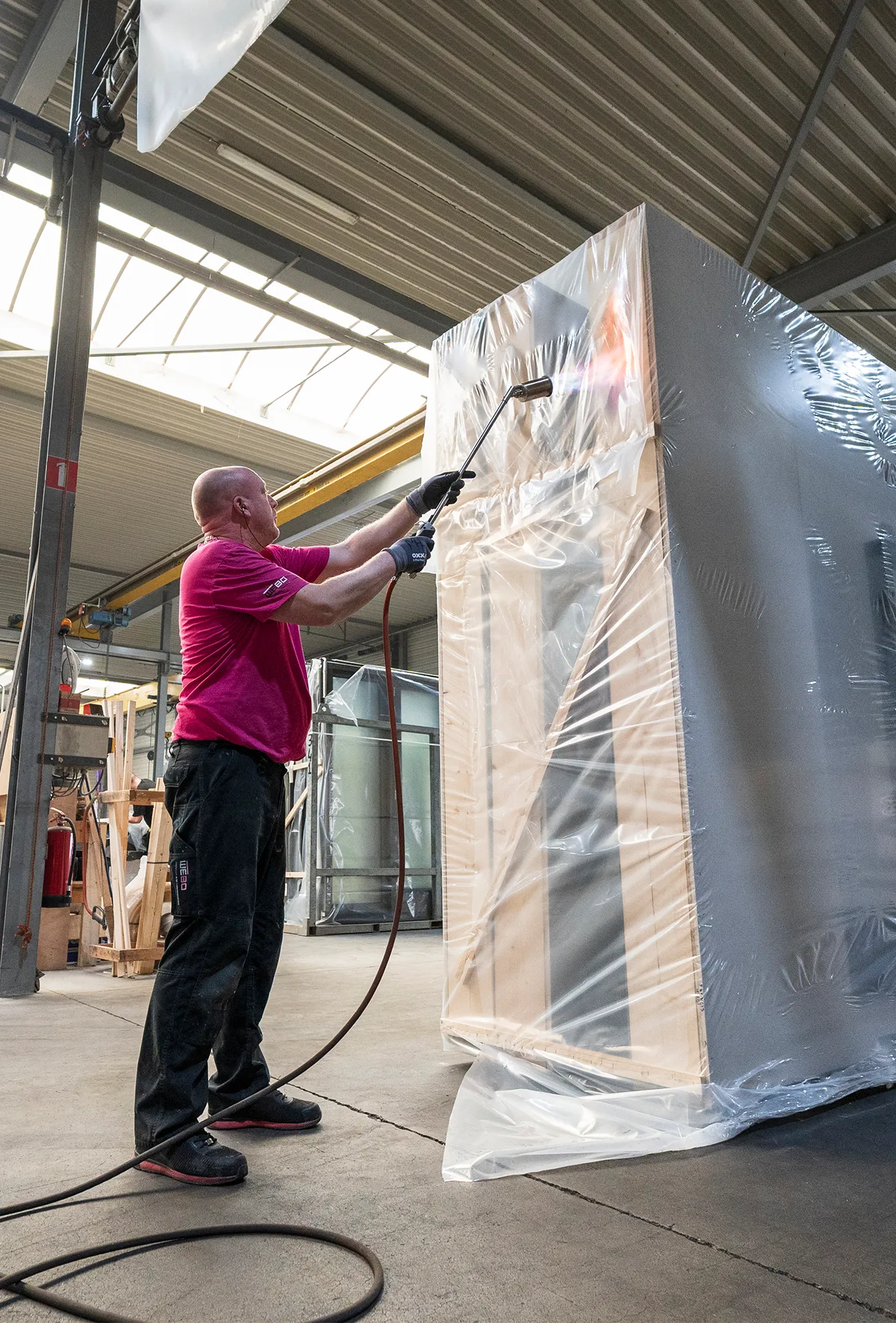 Aquavista Roosendaal, elementen in fabriek WEBO