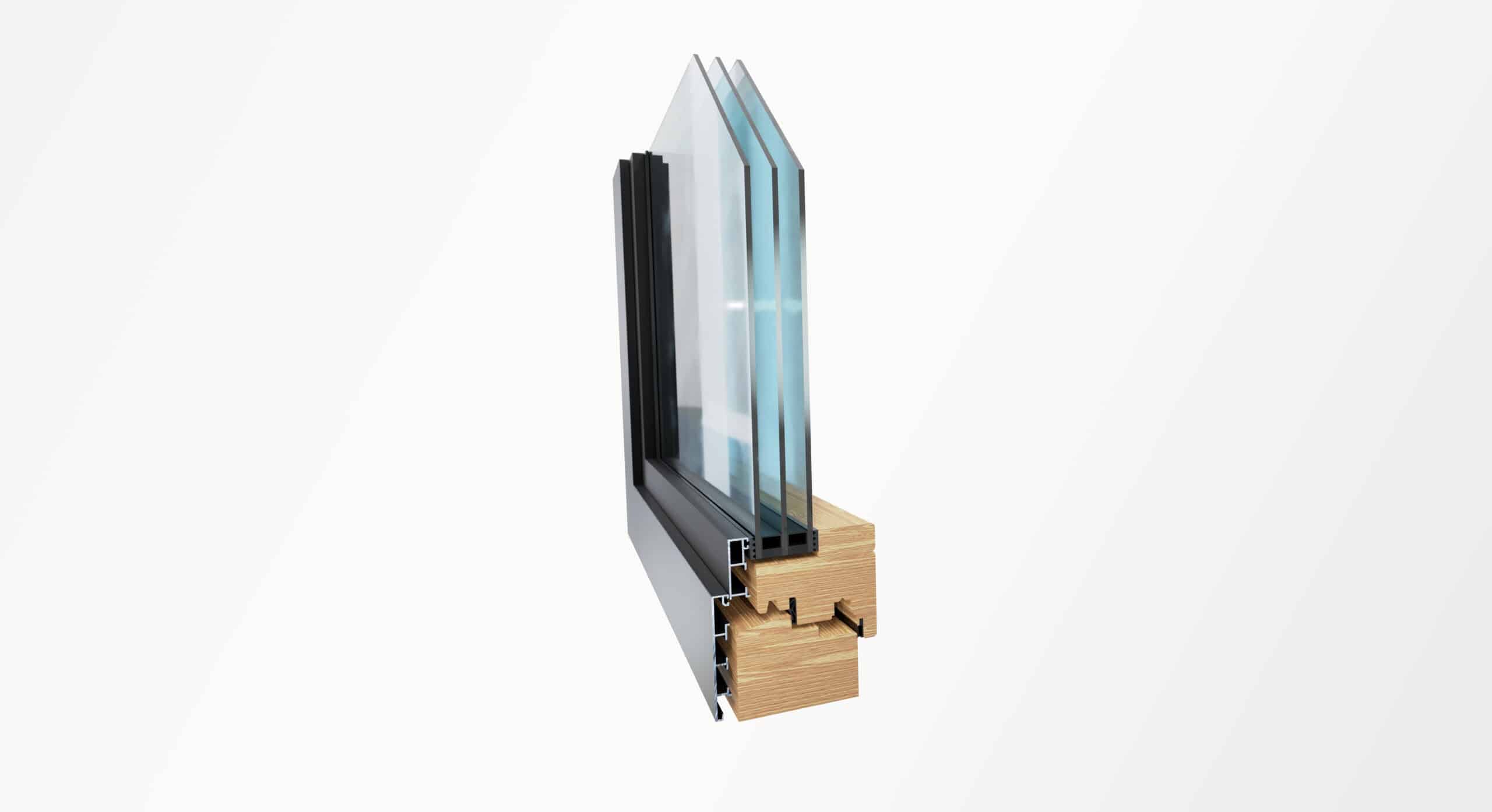 Circulair kozijn met aluminium