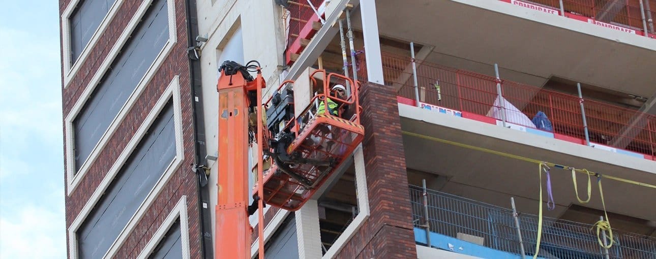 Steigerloos® Bouwen bij de Hofbadtoren in Den Haag