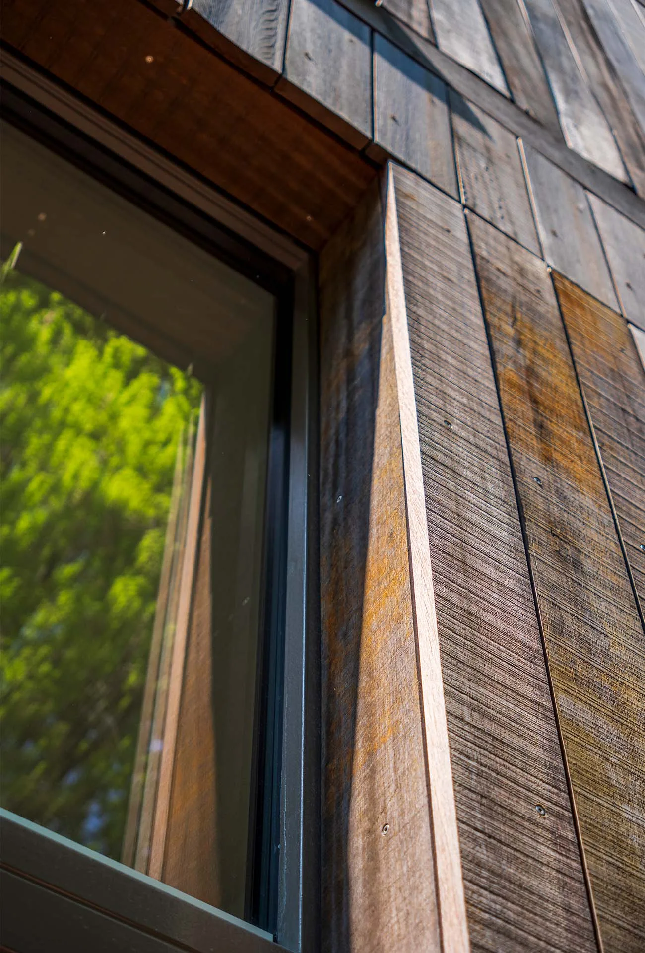 Close-up kozijn, Houtrak Amsterdam