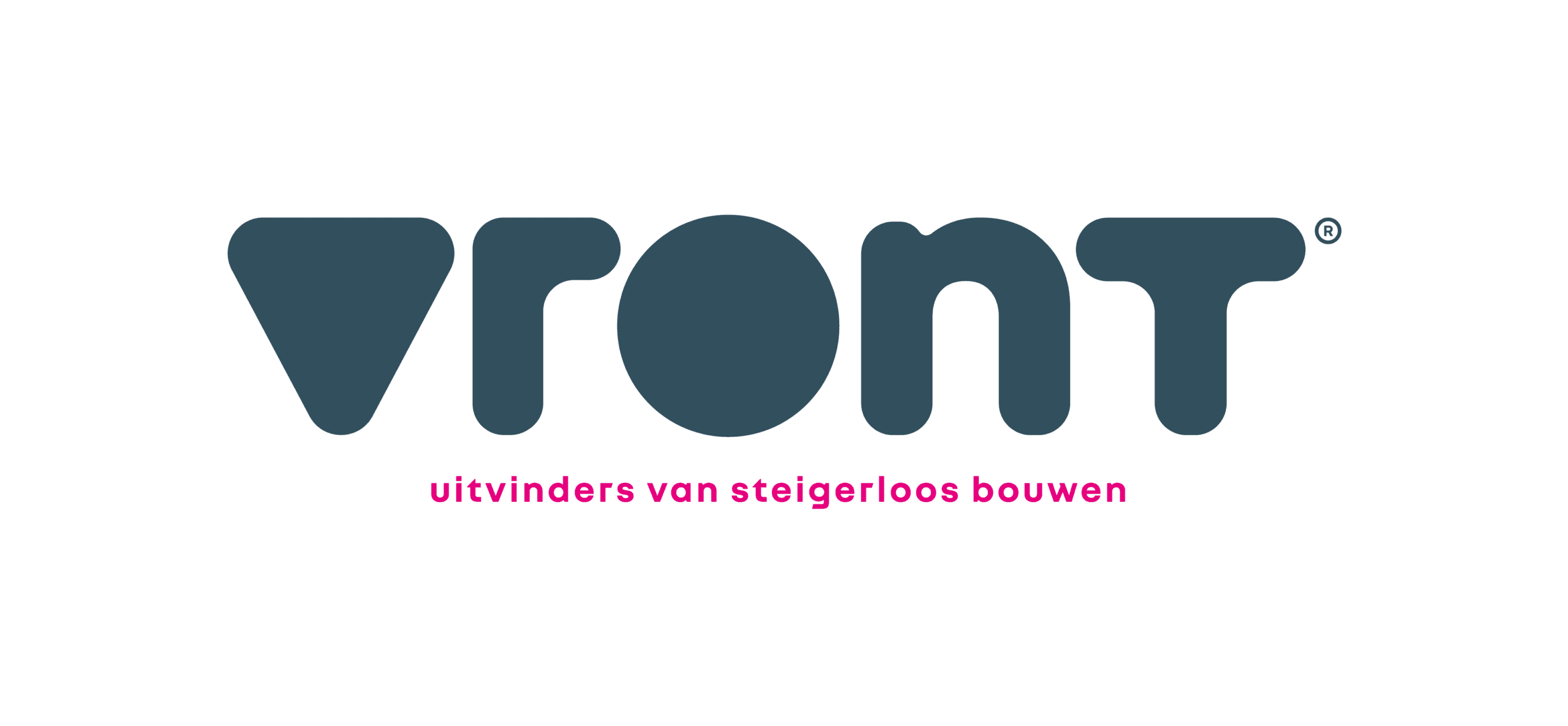 Logo van Vront® - Uitvinders van Steigerloos Bouwen